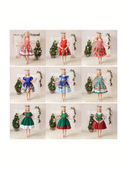 Girl's Christmas Style A-Line Dress Fairy Tale Character Cosplay Costume