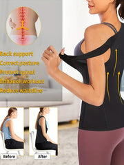 Sleeveless Sweat Sauna Vest for Workouts & Weight Loss