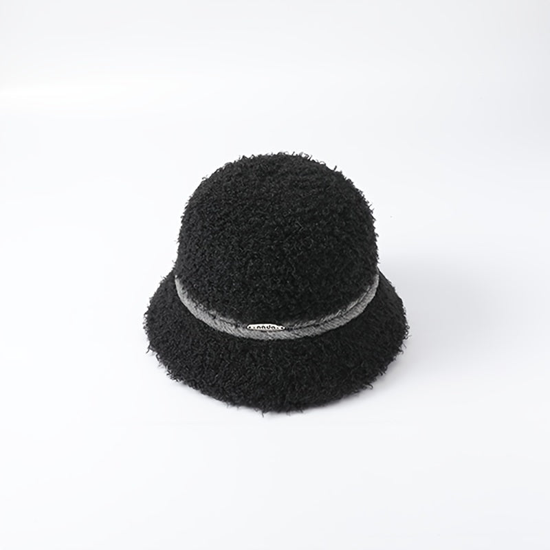 Winter Bucket Hat Thick Hat Teddy Hat Festivals Holidays Gift Women