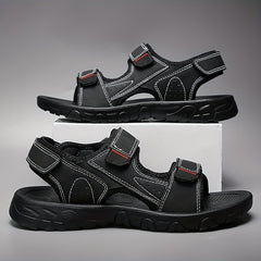 Men's Comfortable Beach Sandals Non Slip Hook And Loop Summer Shoes