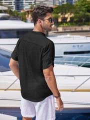 Men's Casual Trachten Shirt For Summer Vacation
