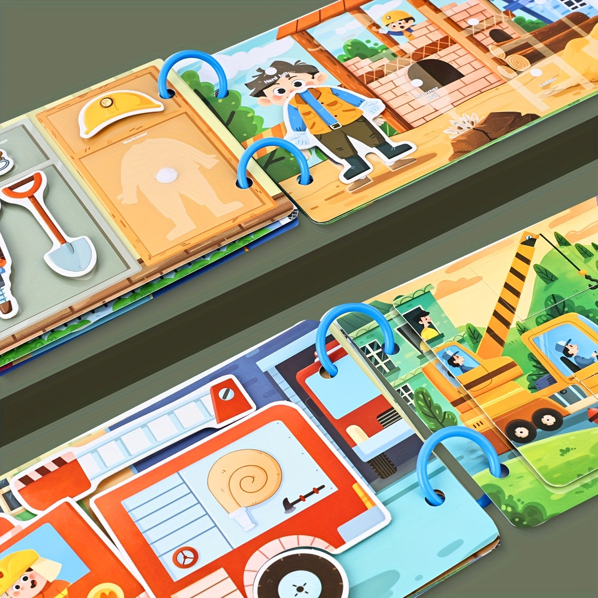 Traffic Busy Book: Shape Matching Puzzle Toy