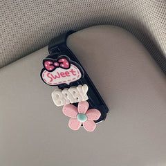 Astronaut Flowers Sun Visor Sunglasses Holder