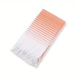 Quick Drying Stripe Beach Towel Soft Absorbent Sand Proof Outdoor Travel