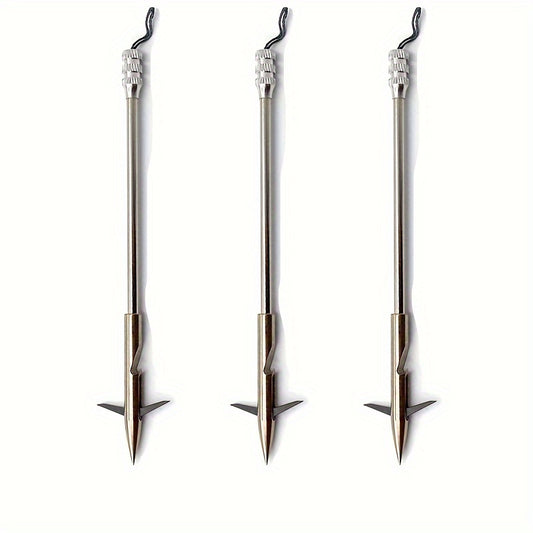 6pcs Stainless Steel Bowfishing Accessory Set for Catching Fish