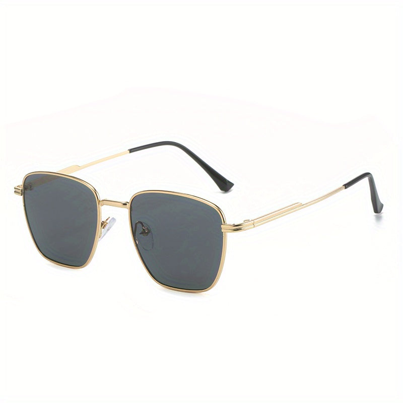Retro Metal Square Men's Casual Sunglasses Driving Sunglasses