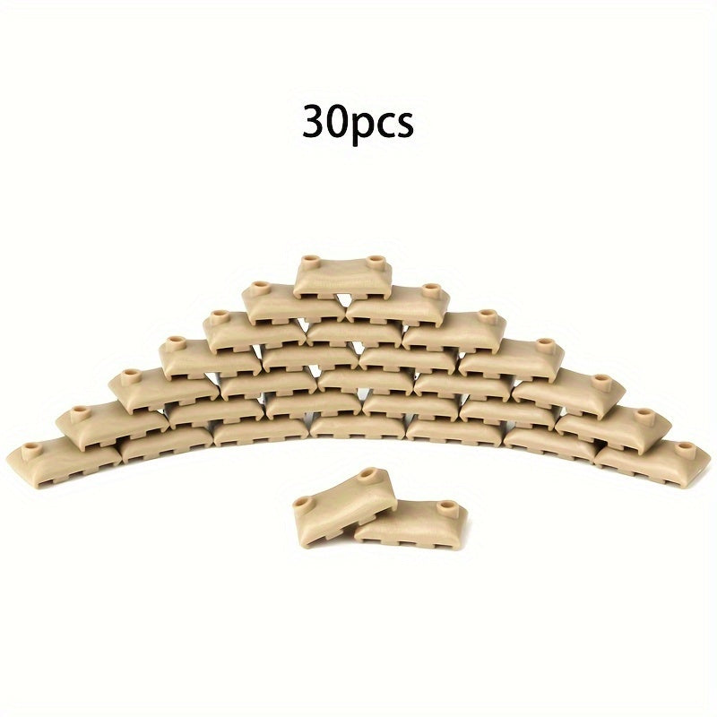 30-pc Military Building Blocks Sandbag Bunker Set