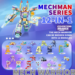 Creative 12 in 1 Model Car & Airplane Building Blocks Set - 708pcs