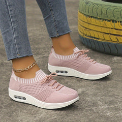 Breathable Casual Shoes With Air Cushion Bottom Lightweight Fitness Running Shoe