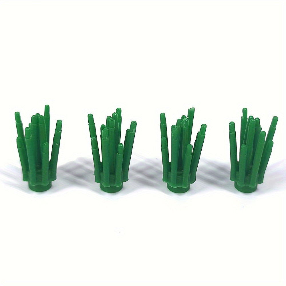 20pcs Building Block Grass Stems Leaves Twigs Farm Plant Garden Toy