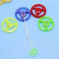 5pcs Pull Line Flywheel Outdoor Game Flywheel Assorted Varieties