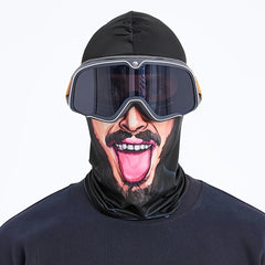 Meromibe Winter Fleece Balaclava Face Mask Ghost Skull Thermal Full Face Cover