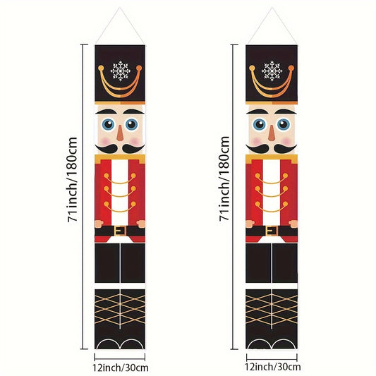 Christmas Door Banner Porch Decor 182x30cm