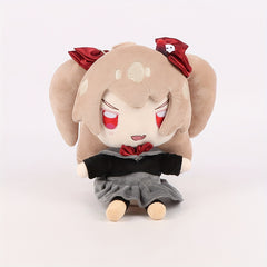 Neuro Sama Plush Toy Anime Girl Stuffed Animal with Red Bow & Dress Soft Plushie