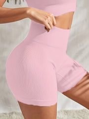 High Waist Yoga Running Shorts Women's Activewear