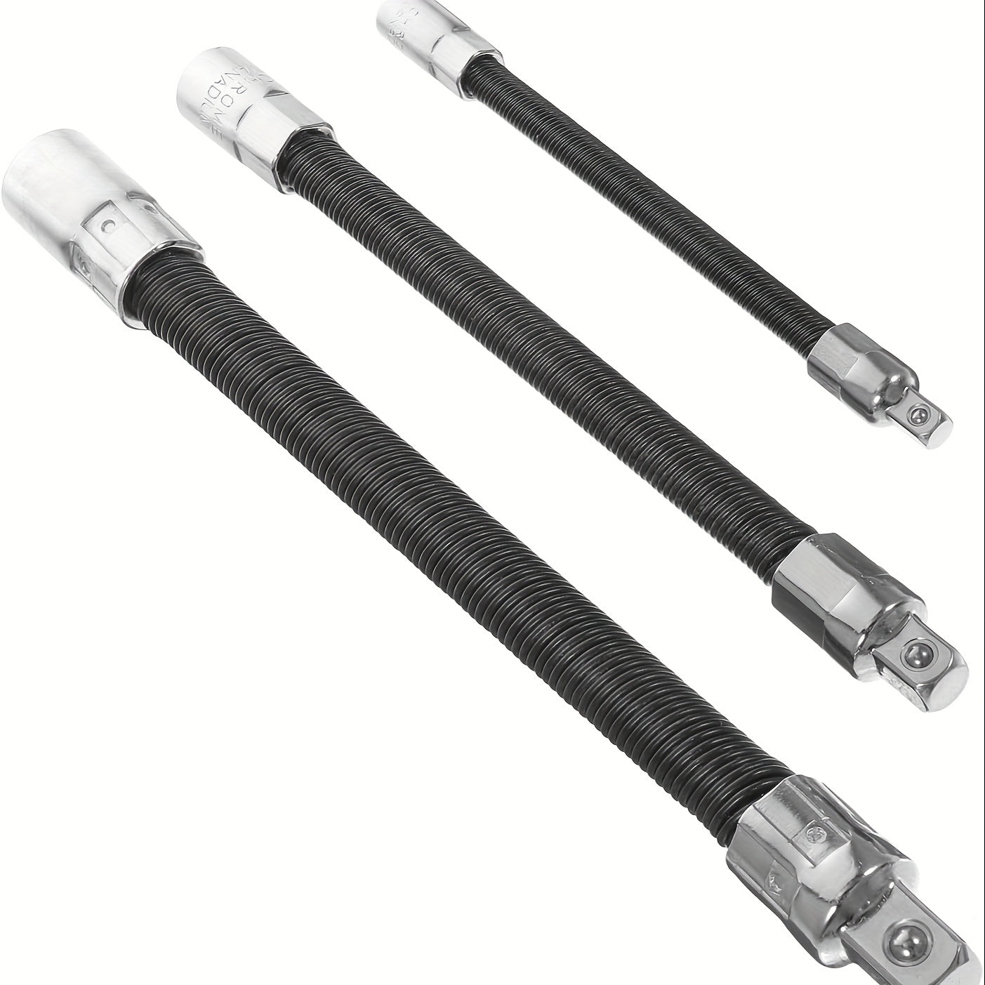 1/4 3/8 1/2 Inch Flexible Socket Extension Bar Set