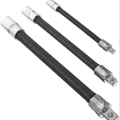 1/4 3/8 1/2 Inch Flexible Socket Extension Bar Set
