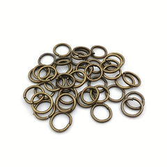 100pcs O Shaped Ring Single Iron Ring C Ring 4-12mm DIY Jewelry Accessories