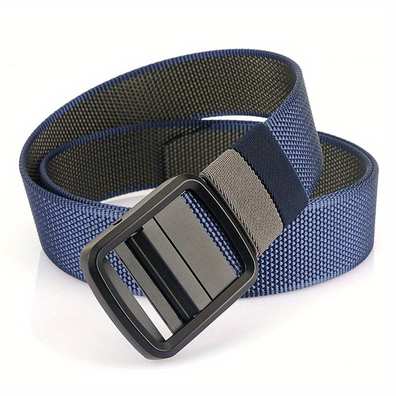 Japanese Character Buckle Double Nylon Belt Men's Casual Outdoor Belt