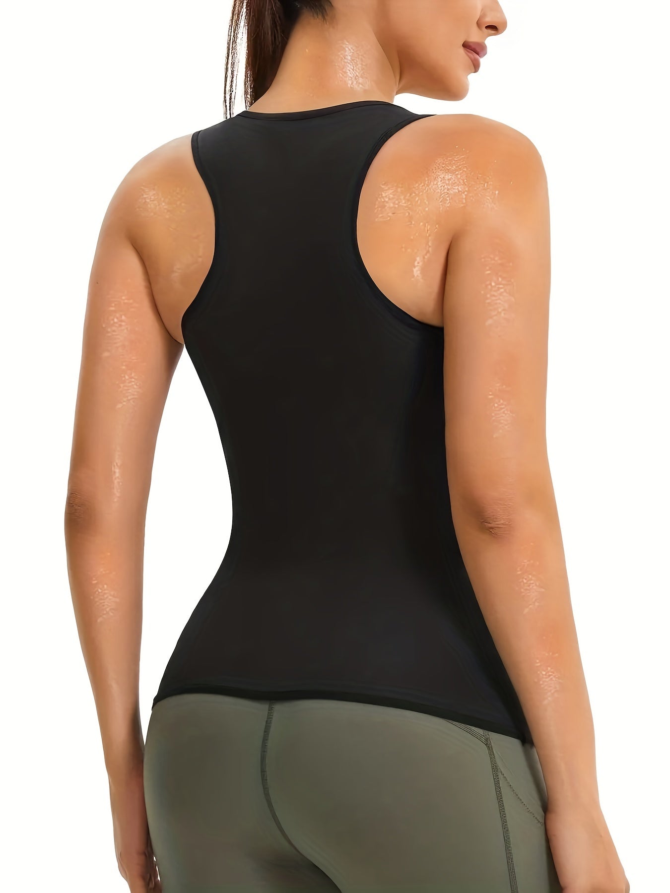Tummy Control Shaping Tank Top Slimmer Open Bust Top