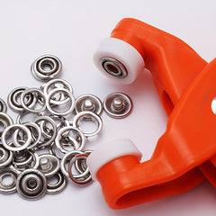 200pc Metal Snap Fastener Kit 10 Colors w/ Pliers Tool