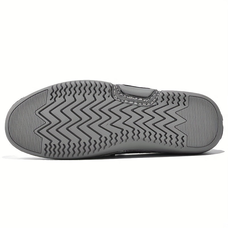 Men's Comfy Moc Toe Loafers Slip On Shoes