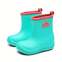 Boys' Colorful Print Rain Boots Non-slip Waterproof