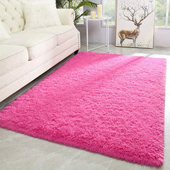 Fluffy Area Rugs Soft Tie Dyed Bedroom Carpet Anti Slip Shaggy Indoor Rug