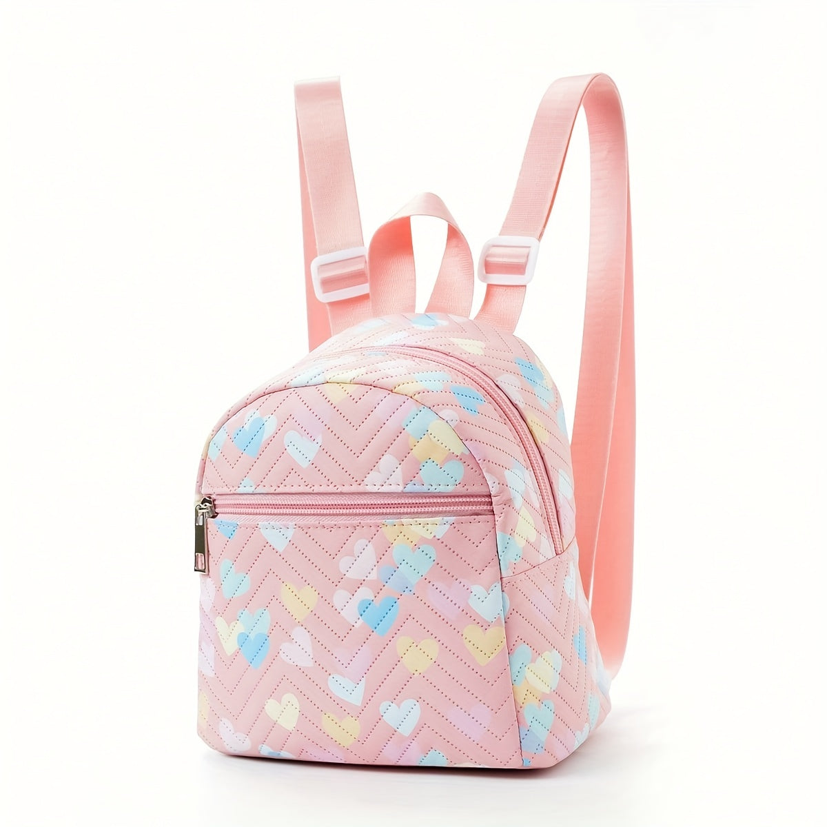 Children's Cartoon Rainbow Backpack Lightweight Waterproof PU Leather Schoolbag