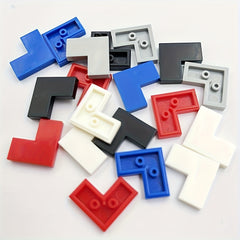 16pcs ABS Building Block Set for Kids 8-12 Creative Play City Village Arc Bricks