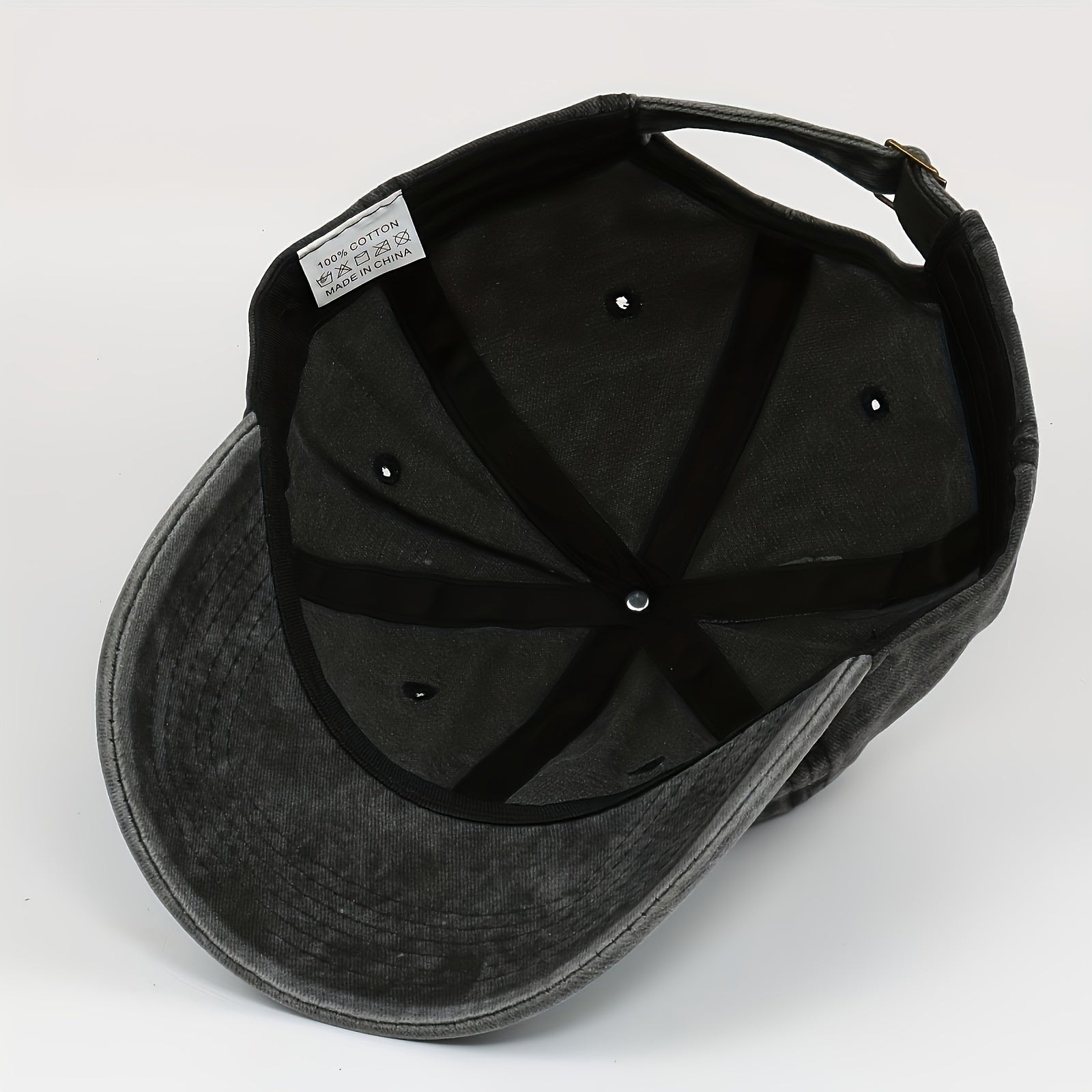 Outdoor Washed Cotton Sun Protection Baseball Cap Unisex Adjustable