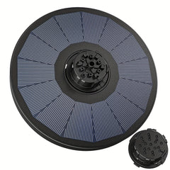 Solar Fountain 4 in 1 Nozzle 2 2W Solar Powered Pump 7 Water Styles