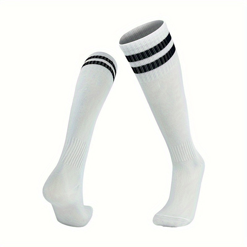 Men's Over Knee High Sport Socks - Striped Design