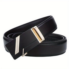 Classic Automatic Belt Business Cowhide Leather Belt