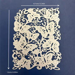 1pc Butterfly Background Cutting Die DIY Metal Embossing Scrapbooking Die