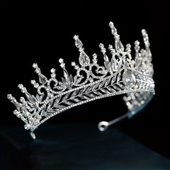 Crystal Headband Queen Princess Crown Head Jewelry Tiara Birthday
