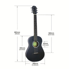 TG100MAX PLUS VI DARK KNIGHT Travel Guitar