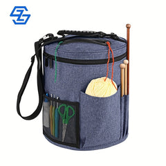 Cylinder Knitting Tool Storage Bag Large Capacity Organizer