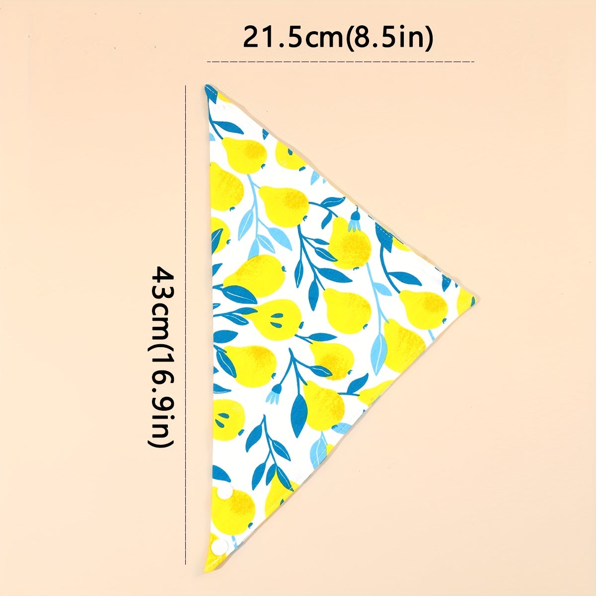 2pcs Soft Cotton Baby Drool Bibs Triangle Scarf
