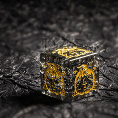 7pcs Glass Gemstone Dice Set For TRPG Cthulhu RPG