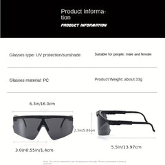 Men's Sports Colorful Lens Sunglasses Cycling Hiking Adjustable Temple