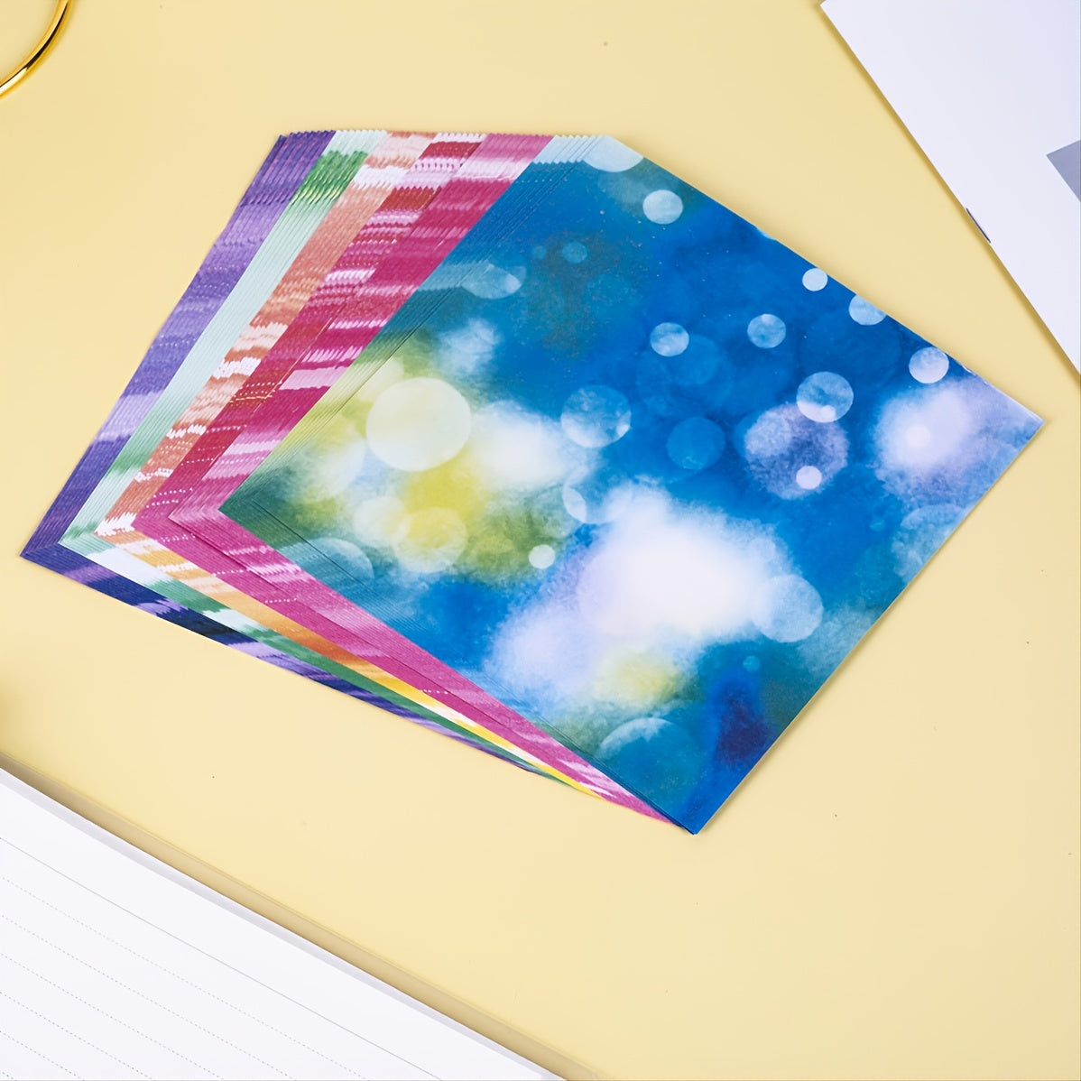 50 Sheets Double Sided Origami Paper Arts & Crafts School Projects