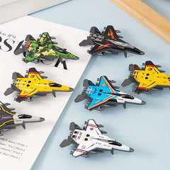 Mini Inertial Power Metal Airplane Toy - Durable Alloy Structure