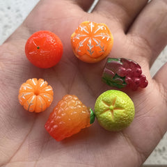 6pcs 1set 1 12 Dollhouse Fruit Dolls House Food Accessories Toys Nail Art Patch
