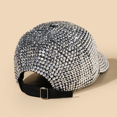 Rhinestone Baseball Cap Adjustable Sports Hat Sunscreen Golf Cap