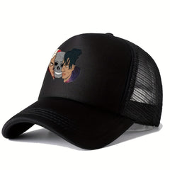 Unisex Mesh Sunshade Baseball Cap Pattern Outdoor Sport