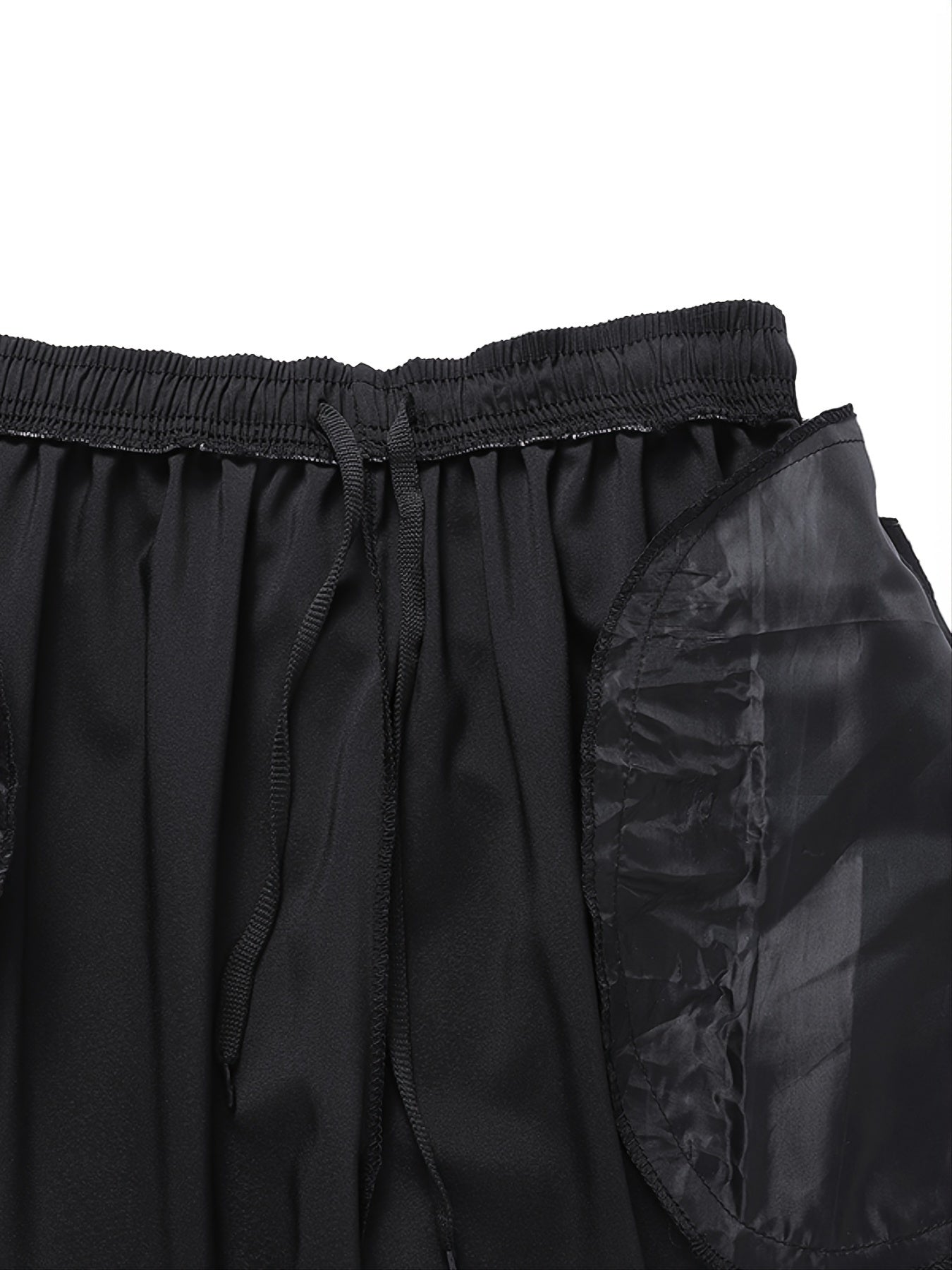 Men's Lightweight Gym Shorts with Zipper Pockets
