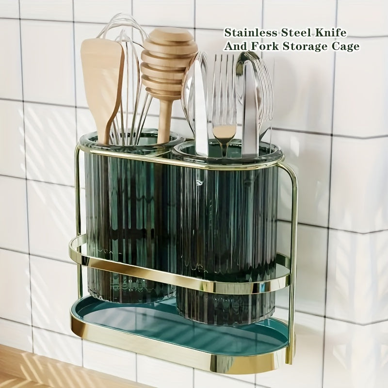 Chopstick Holder Punching Large Capacity Cutlery Storage Organizer