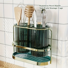Chopstick Holder Punching Large Capacity Cutlery Storage Organizer