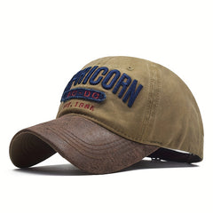Fashionable 3D Letter Embroidery Sun Hat for Men and Women